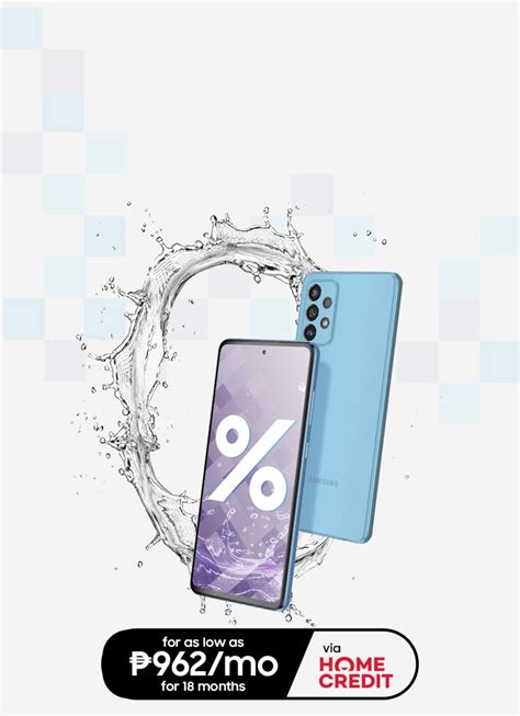 cellphone installment|Galaxy A52 5G and A72 Home Credit Promo.